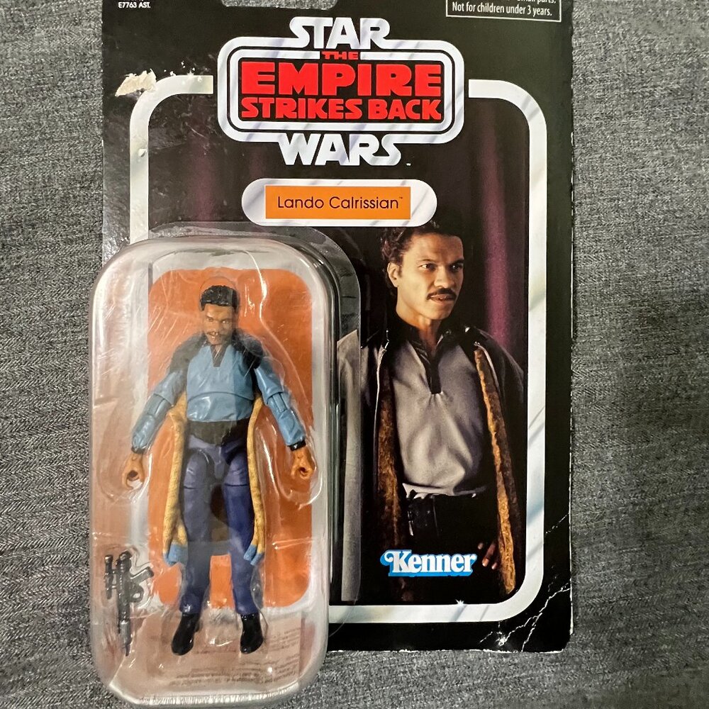 LANDO CALRISSIAN ACTION FIGURE FROM THE STAR WARS VINTAGE COLLECTION